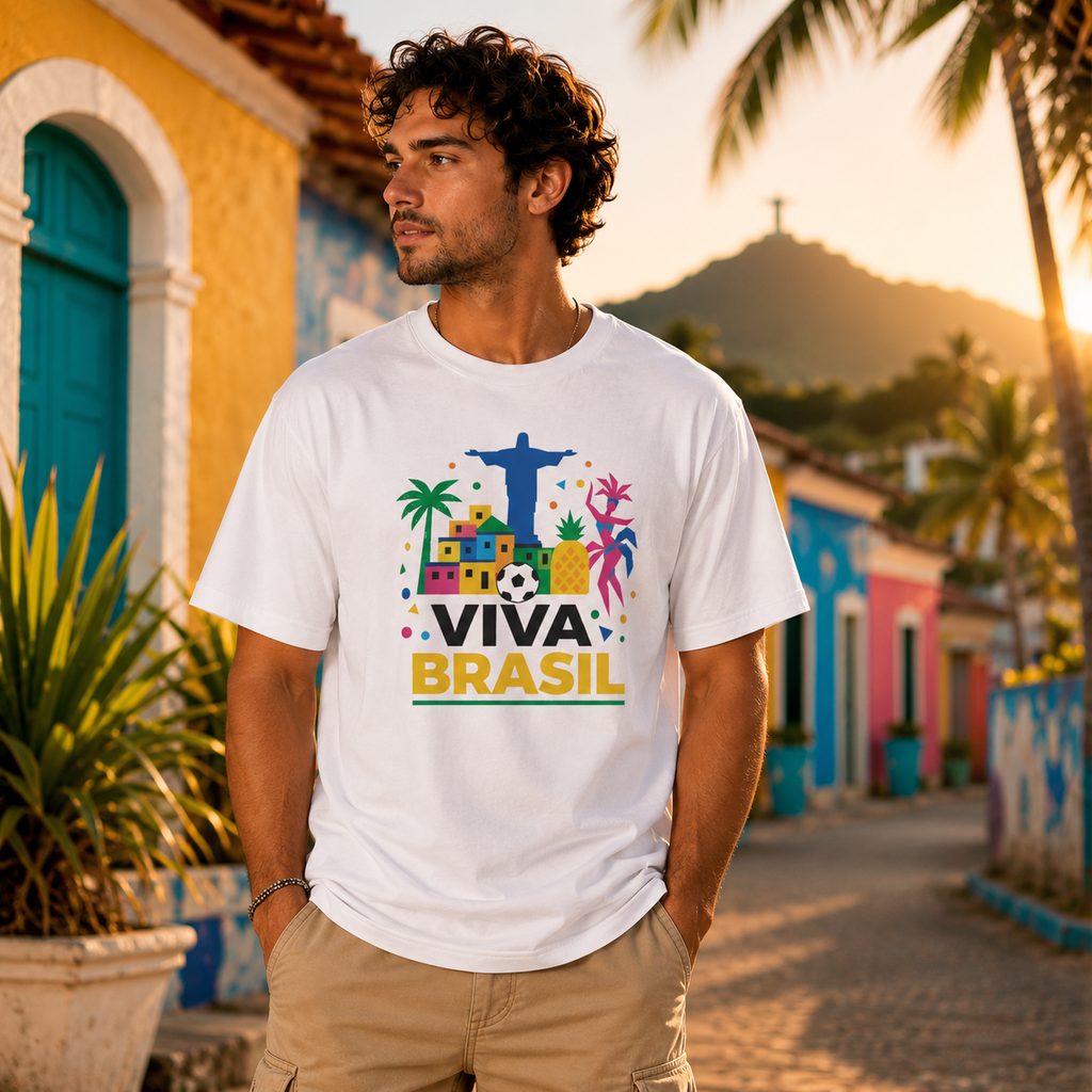 T-shirt - Viva Brasil
