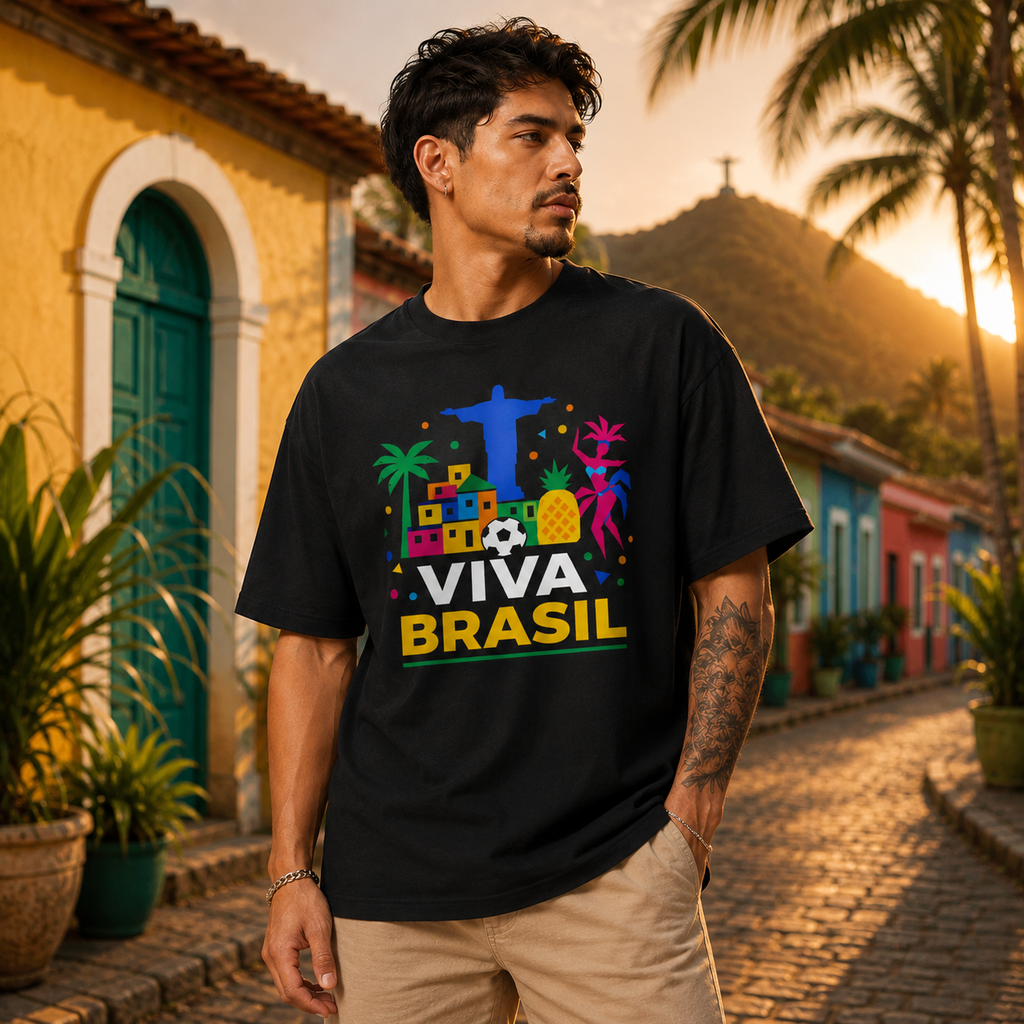 T-shirt - Viva Brasil