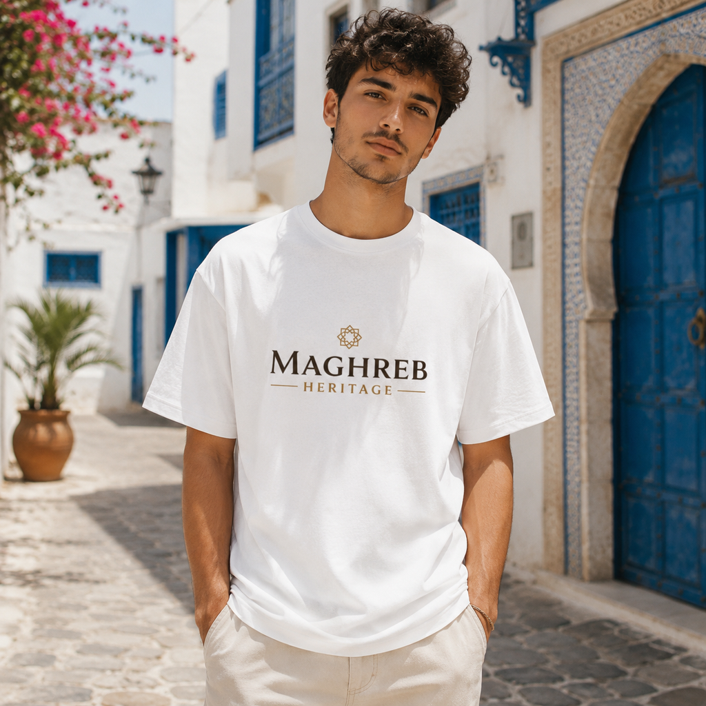 T-shirt LUXE coupe large 100% coton - Bourguiba