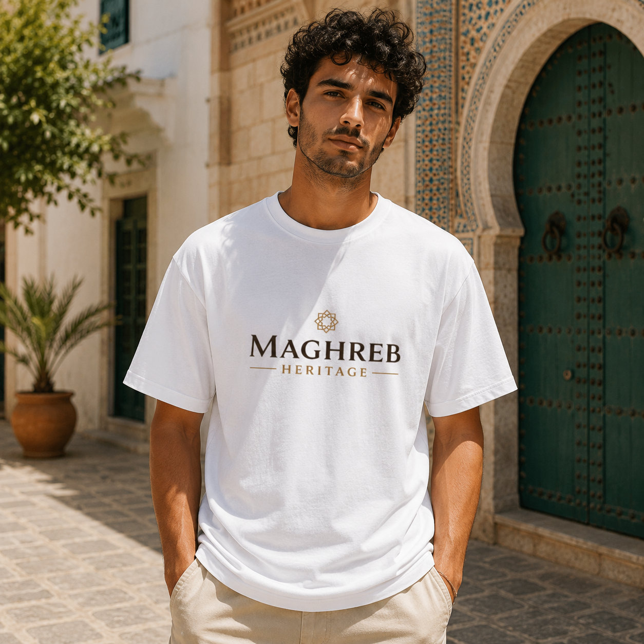 T-shirt LUXE coupe large 100% coton - Kairouan