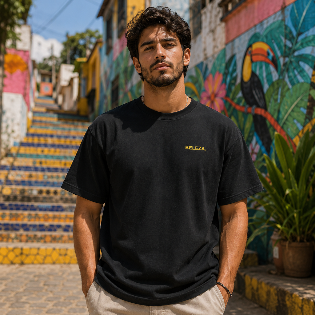 T-shirt LUXE coupe large 100% coton - Salve Rio