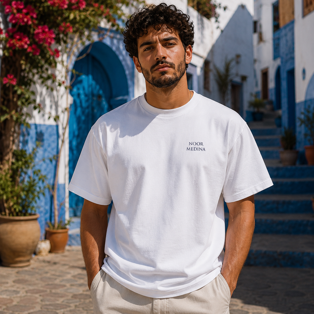 T-shirt LUXE coupe large 100% coton - Medina Colors