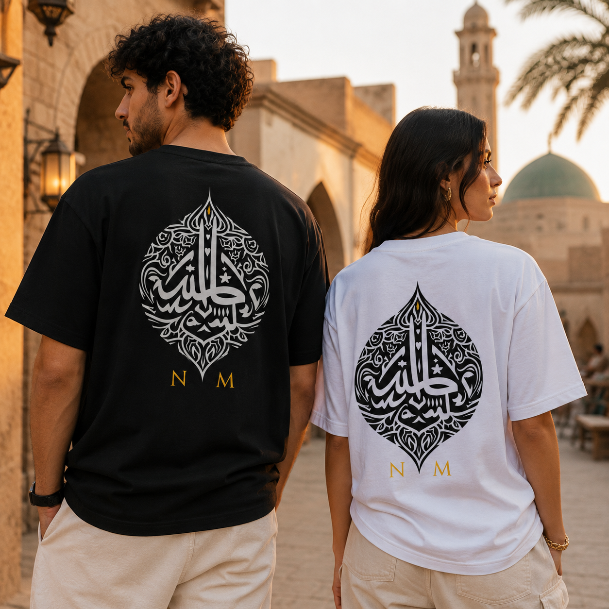 T-shirt LUXE coupe large 100% coton - Flame Medina