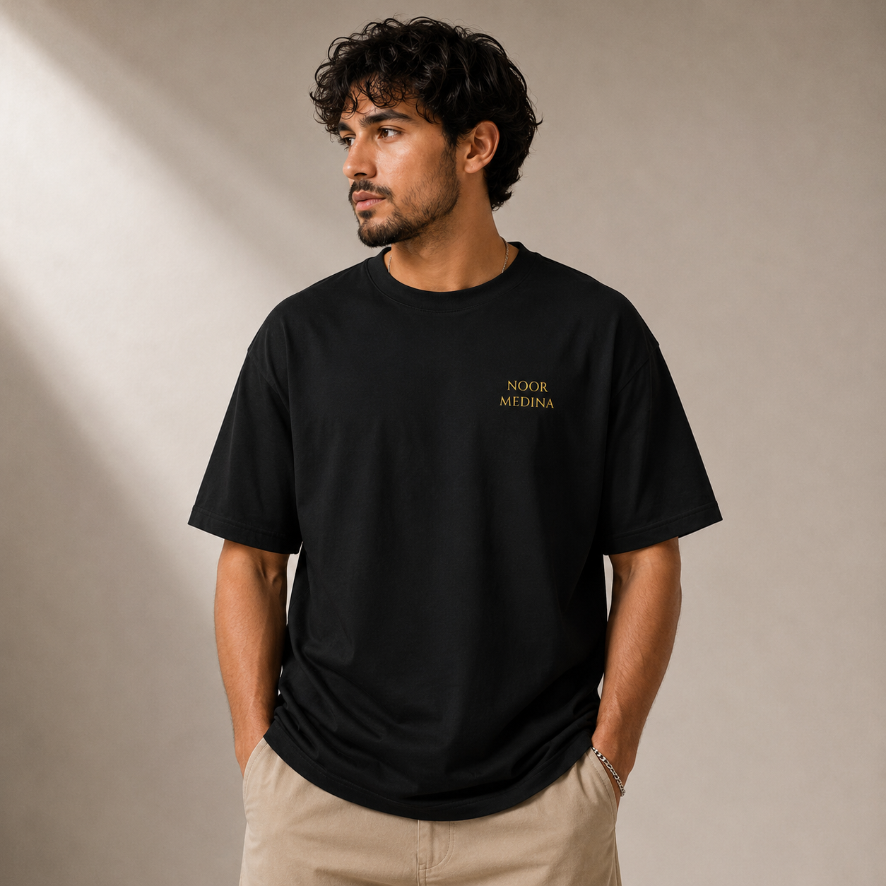T-shirt LUXE coupe large 100% coton - Flame Medina
