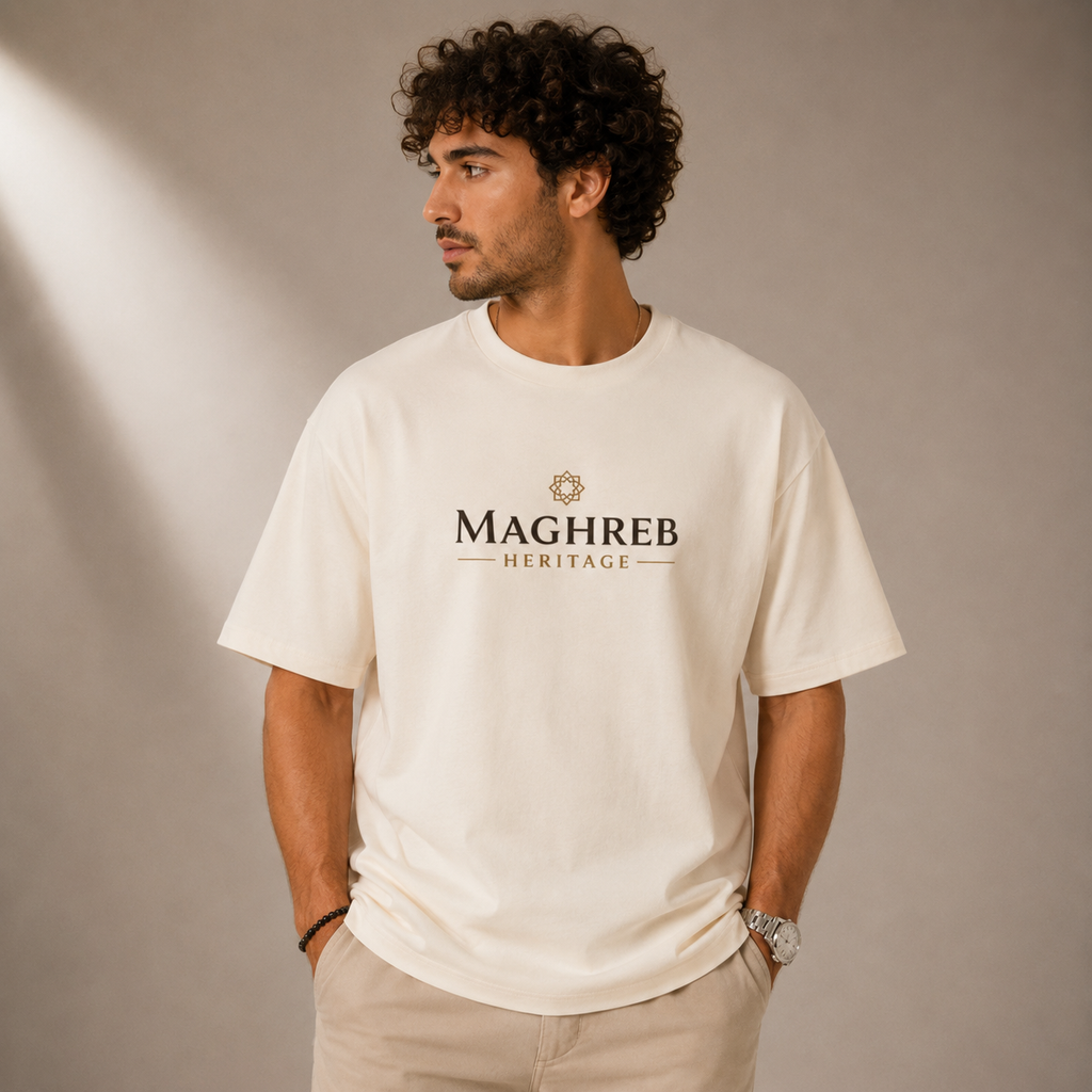 T-shirt LUXE coupe large 100% coton - Alger