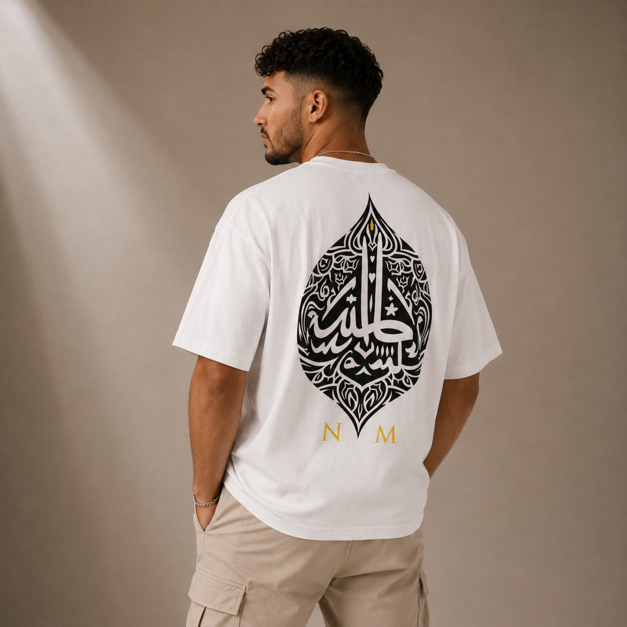 T-shirt LUXE coupe large 100% coton - Flame Medina