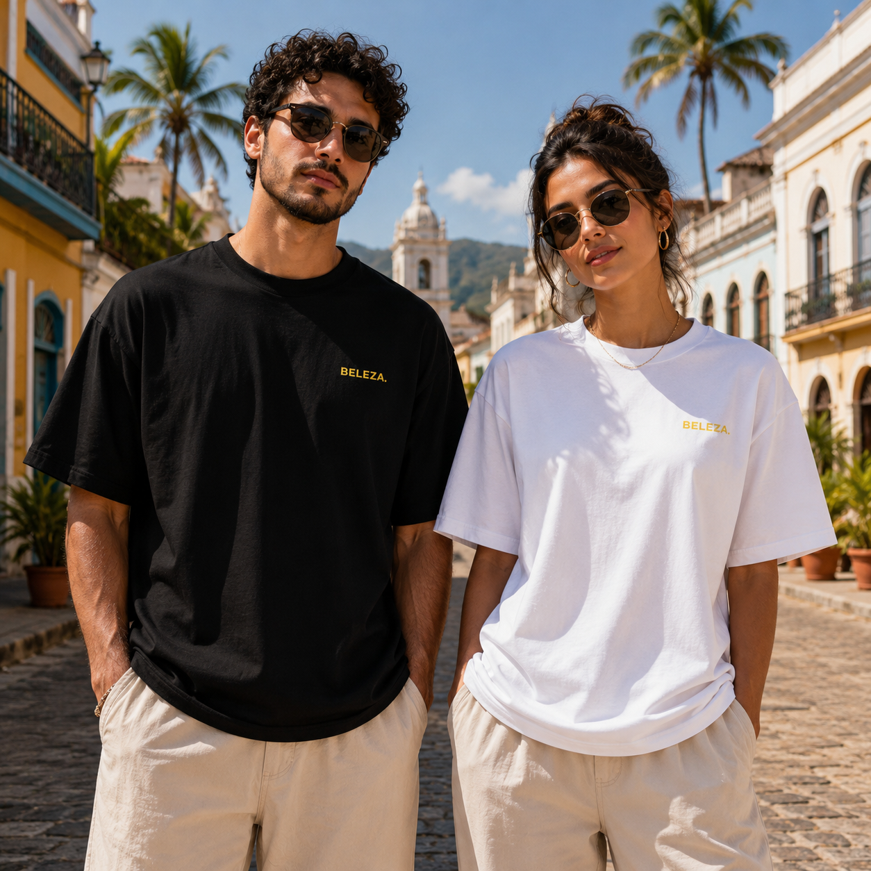 T-shirt LUXE coupe large 100% coton - Rio Heat