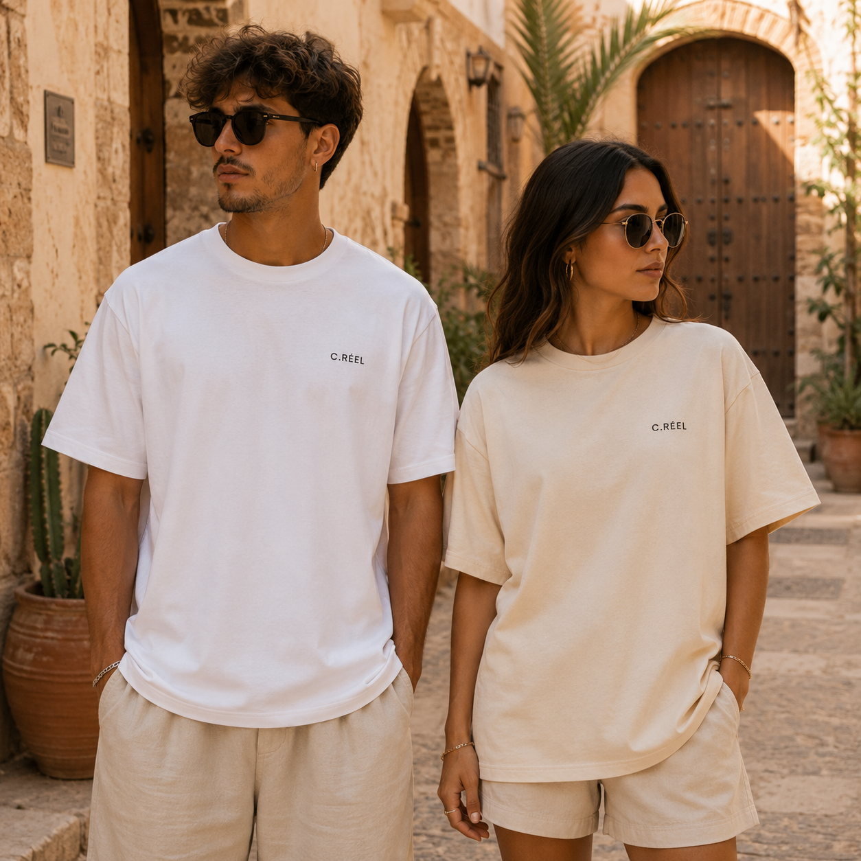 T-shirt LUXE coupe large 100% coton - Décides