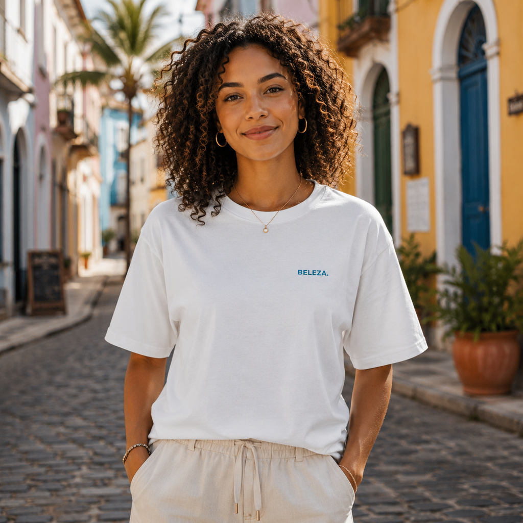 T-shirt LUXE coupe large 100% coton - Bahia Axé