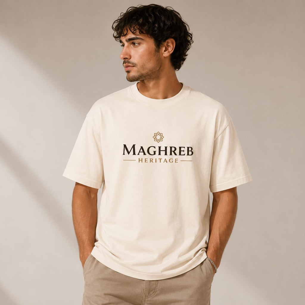 T-shirt LUXE coupe large 100% coton - Constantine Algérie