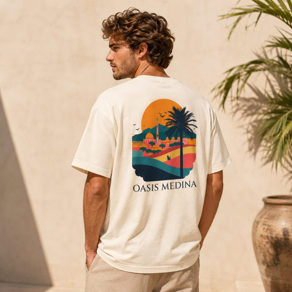 T-shirt Luxe coupe Large 100% coton - Oasis Medina