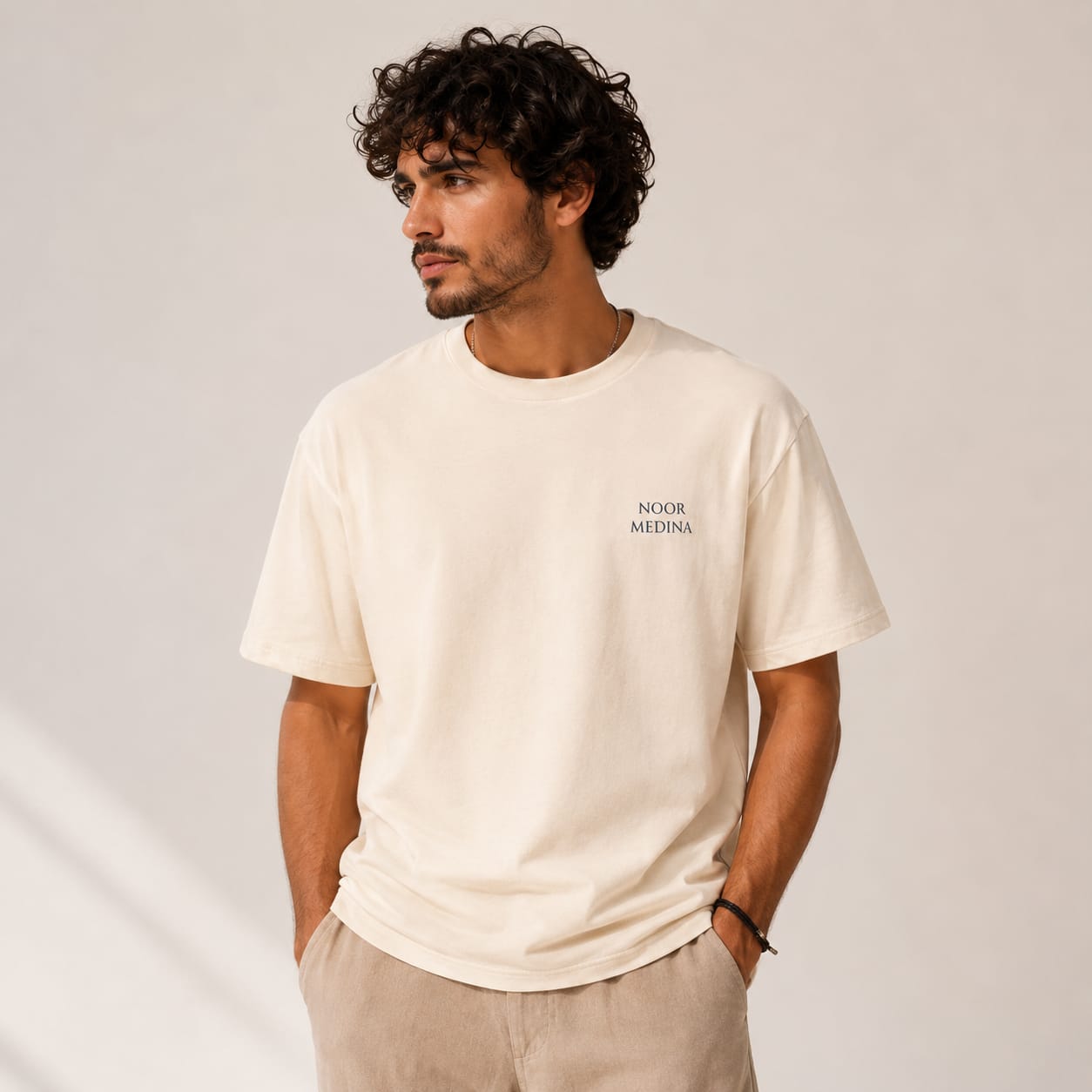 T-shirt Luxe coupe Large 100% coton - Oasis Medina